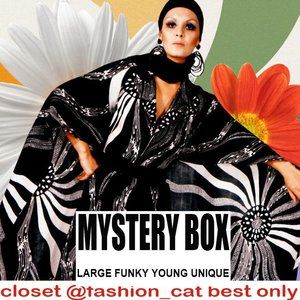 MYSTERY BOX Jewelry / LARGE Earrings Pendant Chains FUNKY YOUNG UNIQUE Jewelry